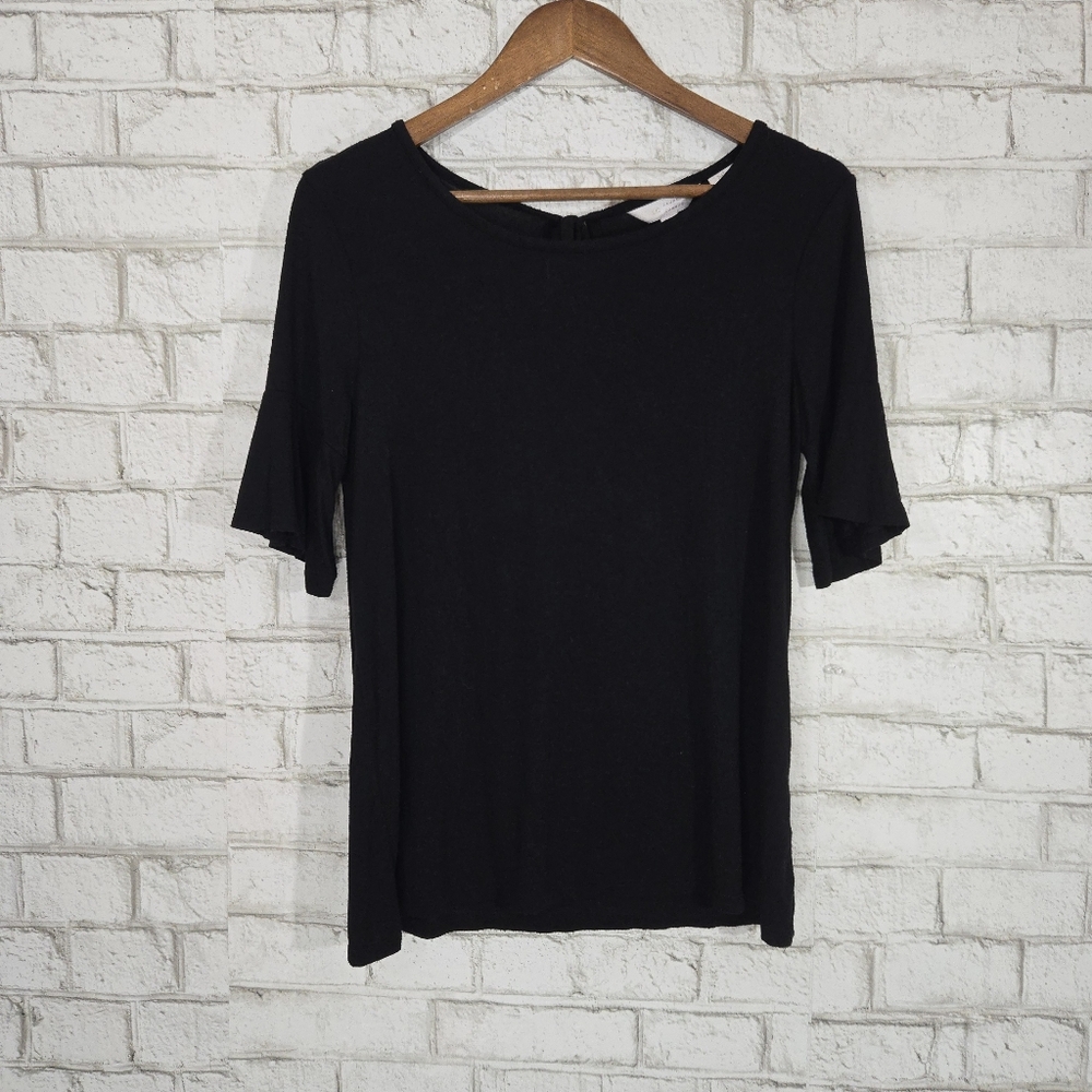 LC Lauren Conrad Black Short Sleeve Tee